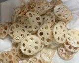 カリカリサクサク蓮根チップス作り方2写真