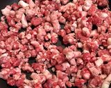 ニラとひき肉の焼きそば作り方1写真
