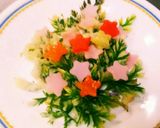 人参の葉っぱでXmasツリー♬︎☆❅॰ॱ作り方25写真
