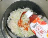 鶏胸挽肉のミートソース作り方5写真