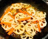 副菜に!お手軽レンコンのきんぴら作り方4写真