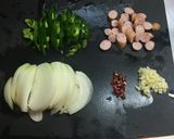 大人向けピリ辛ナポリタン作り方1写真