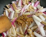 蓮根と大根の味噌生姜炒め煮作り方6写真