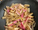 蓮根と大根の味噌生姜炒め煮作り方9写真
