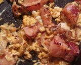 ベーコンエッグ丼作り方3写真
