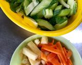 カリフラワーの葉と薄揚げの味噌汁◎お得作り方1写真