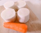 大根消費✿鶏胸肉とポン酢で炒めなます風♬作り方3写真