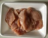 鶏胸肉でもしっとり♡揚げ焼きチキンカツ作り方1写真
