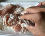鶏胸肉でもしっとり♡揚げ焼きチキンカツ作り方4写真