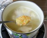 №２４　ふわっと口どけ鶏団子の味噌汁作り方3写真