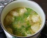 №２４　ふわっと口どけ鶏団子の味噌汁作り方5写真