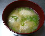 №２４　ふわっと口どけ鶏団子の味噌汁作り方6写真
