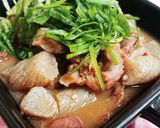 砂肝とこんにゃくのにんにくしょうが醤油煮作り方6写真
