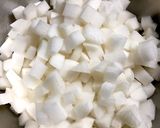 大根とベーコンのチーズ風味炒め物作り方1写真