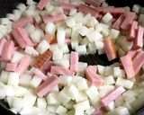 大根とベーコンのチーズ風味炒め物作り方4写真
