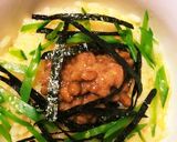 卵かけご飯の納豆めんたいこ乗せ作り方4写真