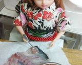 リカちゃんサイズ♡漬け茶漬け(鰆稚魚)作り方1写真