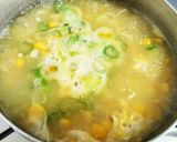 クリームコーンで簡単！中華スープ♪作り方5写真