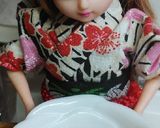 リカちゃんサイズ♡漬け茶漬け(鰆稚魚)作り方5写真
