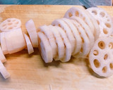 蓮根のシャキシャキ✨磯辺揚げ風　作り方1写真