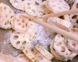蓮根のシャキシャキ✨磯辺揚げ風 作り方4写真