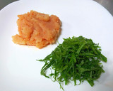 しっかり朝ごはん☆明太子と炒り卵 丼作り方3写真