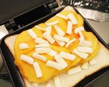 柿とチーズのホットサンド作り方2写真
