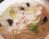 かぶと鶏もも肉の豆乳スープ煮作り方5写真