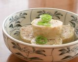 鶏ひき肉の湯葉包み蒸し　白だしあんかけ作り方8写真