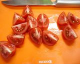 簡単！フレッシュトマトonチーズクリーム作り方3写真