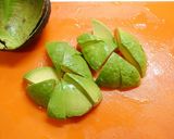 簡単！アボカドソーセージのナポリタン味作り方1写真