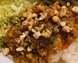 簡単♡野菜たっぷりひき肉のあんかけ丼作り方5写真