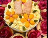 情熱の薔薇アップルパイ&黄桃薔薇パイ作り方18写真