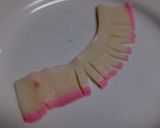 お弁当の彩に✿アザミのようなお花の蒲鉾✿作り方2写真