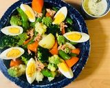 ブルーチーズドレッシング＊ホットサラダ作り方3写真