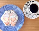 可愛く手づくり♡いちごのフルーツサンド作り方8写真