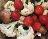 クリスマスカラーのお野菜グリル作り方3写真