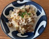 母直伝！たくあん入り納豆チャーハン作り方4写真