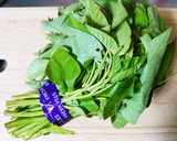 簡単！空芯菜と椎茸の中華炒め♪作り方2写真