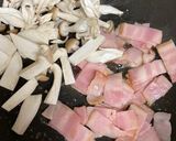ベーコン入り☆豆苗と白菜の中華風炒め作り方3写真