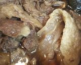 牛スジの煮込み生姜風味作り方6写真