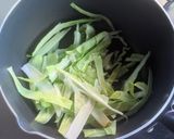 キャベツと豆富の中華味噌スープ作り方2写真