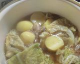 サボイキャベツと鶏肉の煮込み作り方4写真