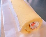 苺のロールケーキ　　米粉で♪作り方7写真