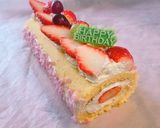 苺のロールケーキ　　米粉で♪作り方11写真
