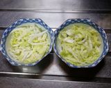 牛豚合挽肉の白菜レンジ蒸し作り方4写真