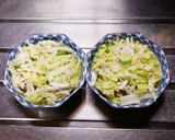 牛豚合挽肉の白菜レンジ蒸し作り方6写真