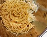 とんぶりとびっこパスタ作り方2写真