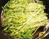 豆苗と春雨スープ作り方1写真