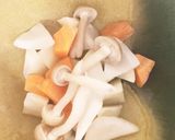 全てレンジ胸肉と根菜のトリチリ風蒸し煮作り方10写真